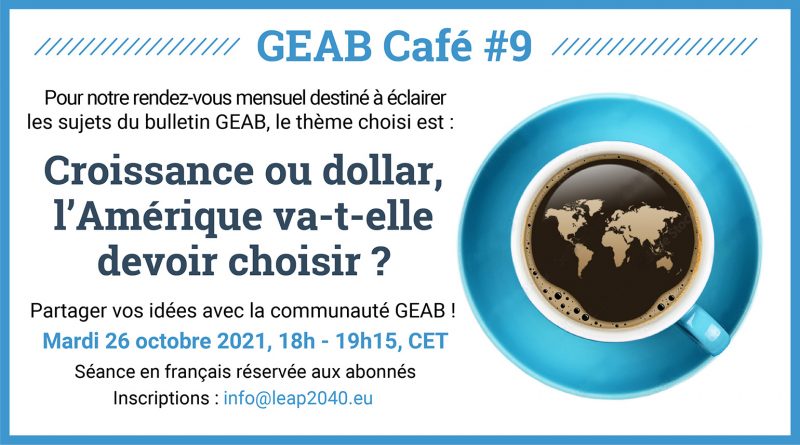 GEAB Cafe No 9 (Oct 26th)