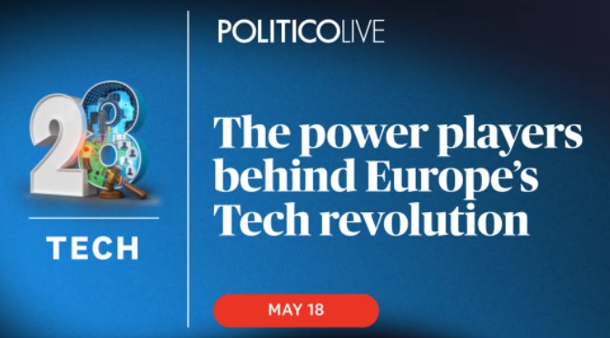 Tech 28 – POLITICO’s annual ranking of the 28 power players behind Europe’s tech revolution