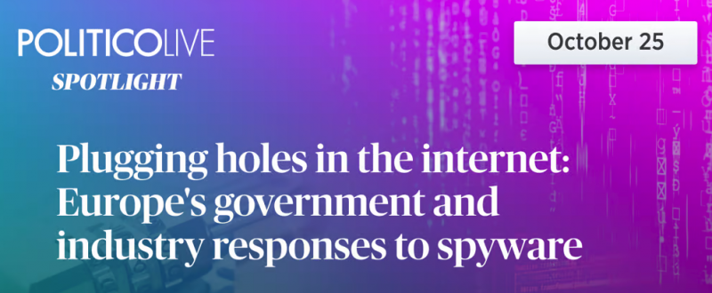 Plugging hole in the internet: Europe’s government and industry responses to spyware